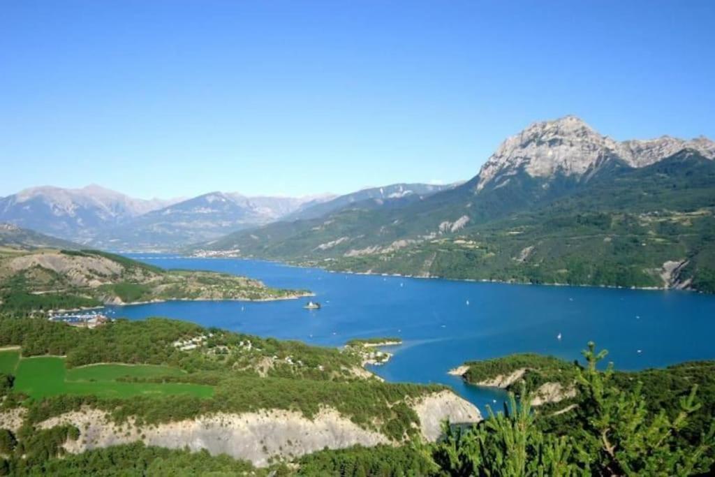 Superbe T2 Duplex Vue Sur Les Montagnes Apartment Chorges Bagian luar foto
